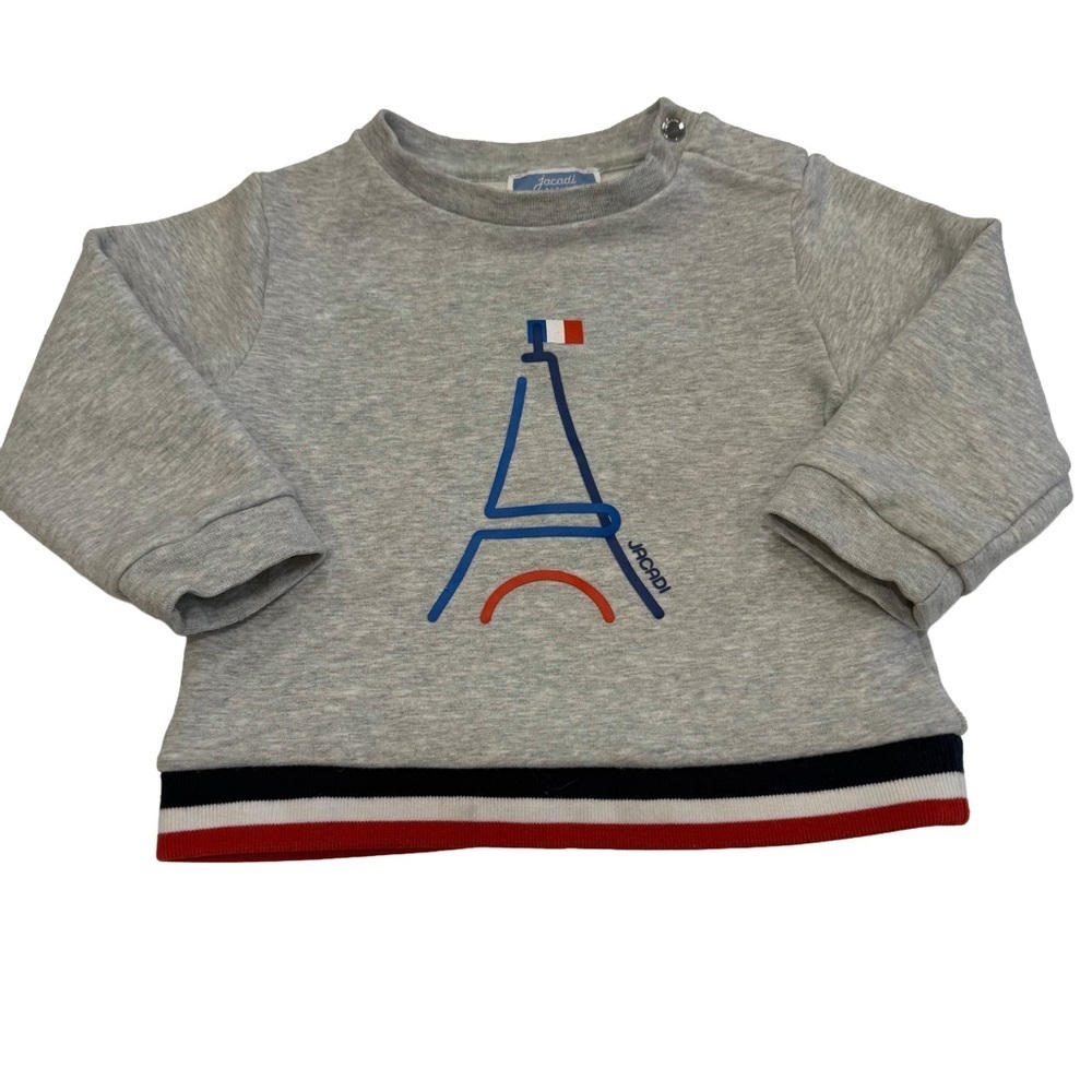 Jacadi Paris Unisex Baby Sweatshirt Sz 18M EUC